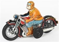 I.Y. JAPAN TIN FRICTION CONDOR MOTORCYCLE