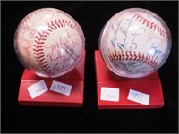 Two Springfield Redbirds autographed American