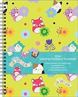 Squishmallows 12-Month 2024 Monthly/Weekly Planner