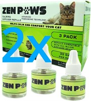 2x Zenpaws Cat Relaxant 3 Pack - Fits All