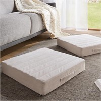 Codi High Density Foam Floor Cushions 2 Sets,