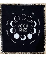 INDIAN CONSIGNERS Moon Phases Altar Cloth