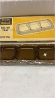 Vtg Thermo Serv relish tray with box