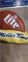 Miller light miller time inflatable football