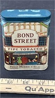 Bond Street Pipe Tobacco Pocket Tin. #SC.