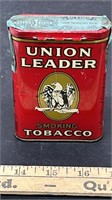 Union Leader Pocket Tobacco Tin. #SC.