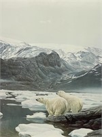 Robert Bateman "Polar Bears At Baffin Island" S/N