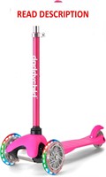 $33  Kids 3-Wheel Scooter  Light-Up  Pink