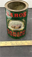 Nabob Baking Powder Tin 7" high. No lid.