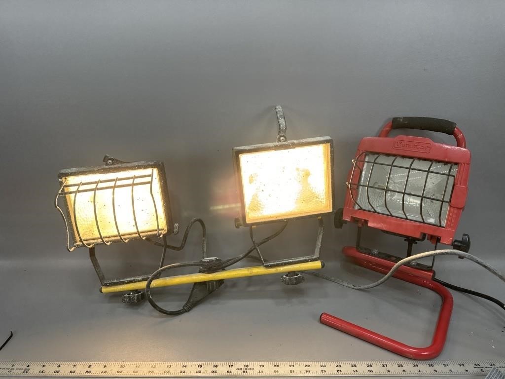 Halogen work lights