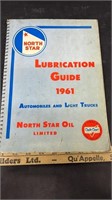 North Star Oil Company. 1961 lubrication guide.