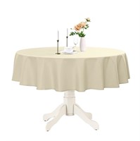 Romanstile Round Waterproof Tablecloth, Stain Resi