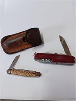 Colonial Pocket Knife w/ Holder and One Multi U