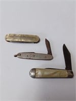 Lot of Pocket Knives- One Has Issues- One Marked