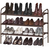 Simple Houseware 3-Tier Shoe Rack Storage Organize