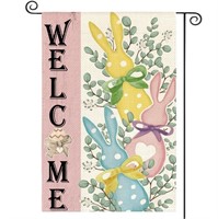 AVOIN colorlife Easter Bunnies House Flag 28x40 In