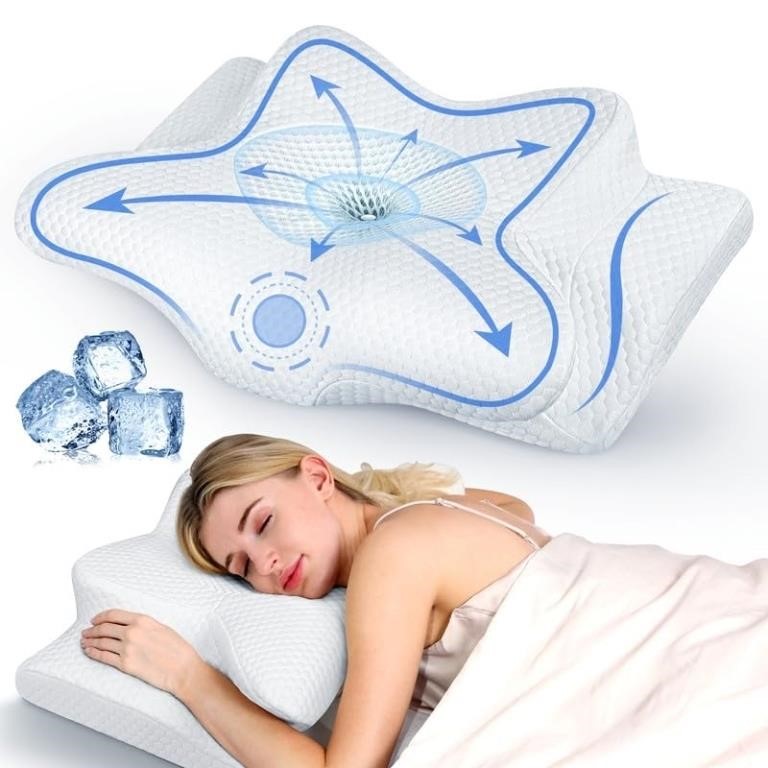 Emircey Painless Sleeping Cervical Neck Pillow for
