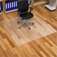 Chair Mat for Hardwood Floor, 48" x 48" Clear