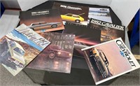 8 1970s and 80s Chevrolet Advertising Brochures.