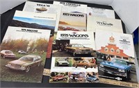 9 1970s Chevrolet Advertising Brochures.