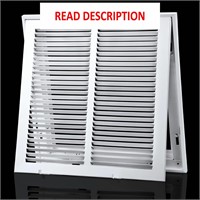 $37  Air Filter Grille  White  12x12inch Vent Cove
