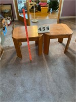 End tables water damage legs of one table