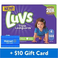 Luvs Diapers Size 4  172 Count (Select for More