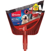 O-Cedar Pet Pro Broom & Step-On Dustpan PowerCorne