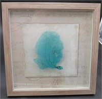 Chambray Coral II Framed Art