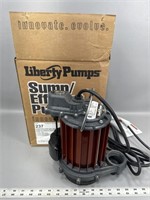 New liberty pumps 1/3 hp sump pump model 237