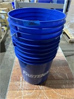 (3) 5 Gallon Bucket w/ Shop Vac Filter