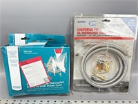 (2) universal dishwasher installation kits