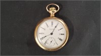 Waltham Pocket Watch, Gold-filled, Running