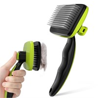 Pecute Self-Cleaning Slicker Brush for Dogs, Cats,
