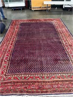 Persian Sarab Red 10'4" x 14'7" Area Rug Wear