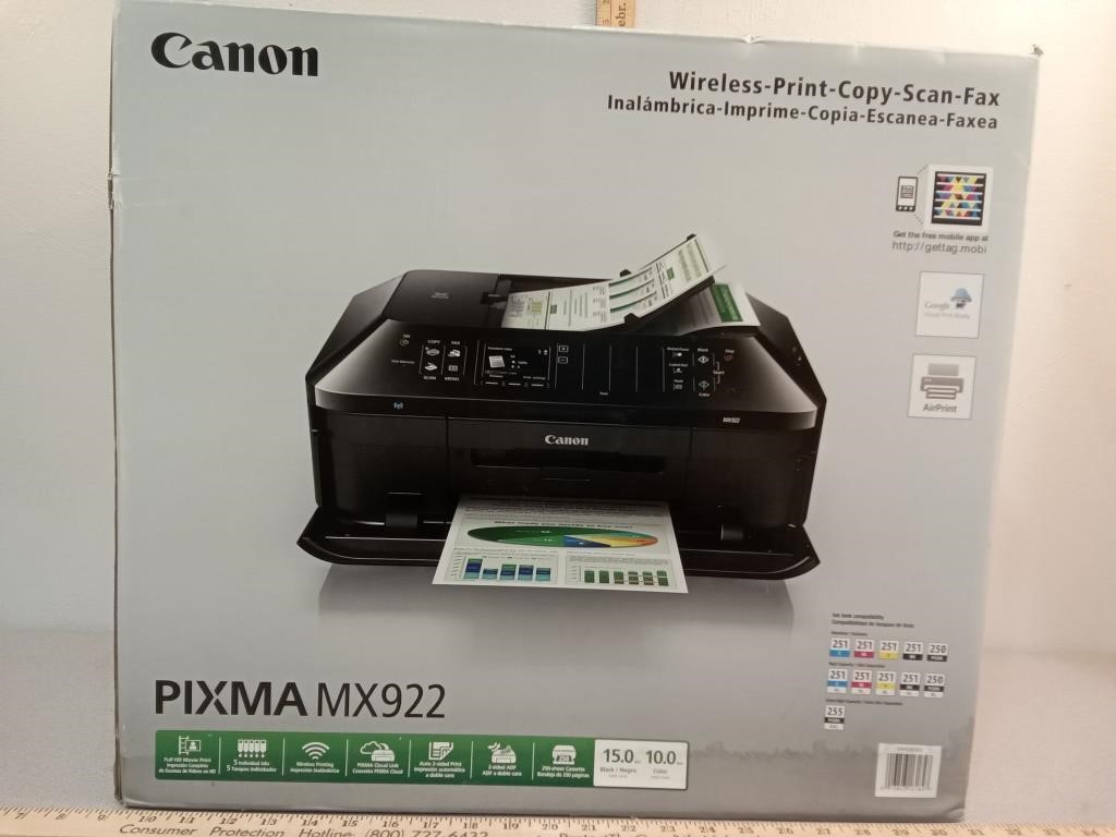 Canon wireless-print-copy-scan-fax  printer, new