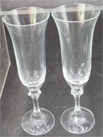 Glass Champagne Glasses