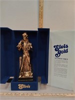 Elvis gold-The Ultimate Tribute decanter by