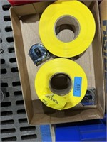 (2) 3"x1000' Caution Tape & (2) 16' Tape Measurers