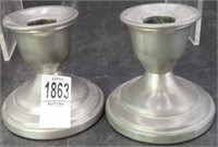 Pewter Candletick Holders