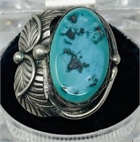 Vintage Navajo Sterling Turquoise Ring