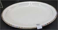 Serving Platter with Trimmed Design