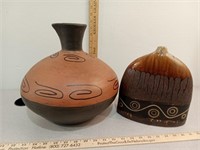Decorative pottery pieces, statement/accent