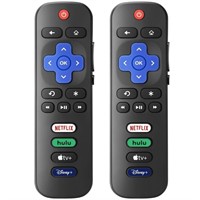 Pack of 2 New Universal TV Remote fo
