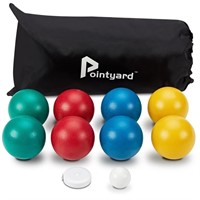 Pointyard 84mm Bocce Ball Set, Outdoor Games for A