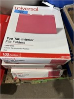 (3) Cases of 100 Top Tab Inheritor File Folders
