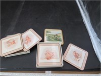 Pimpernel Deluxe FInish Shell Coasters