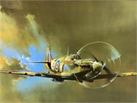 Barrie Clark Submarine Spitfire Art