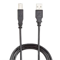 6' USB A Male/B Male, Black (NX29749)