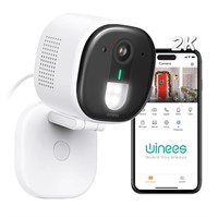 winees Outdoor Security Camera, Wired 2K 4MP Indoo